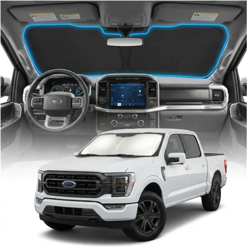 Vista 133 de Cubierta para parabrisas para BMW X1 E84 – Ajuste personalizado X1 E84 Accesorios 2016-2024 2025 Parasol plegable protección UV y escudo térmico