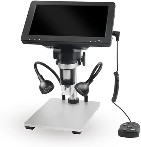 Mikikit 1pc Digital Microscope Display and Led Light for Industrial Repair High-Definition Viewing Design for Precision Work