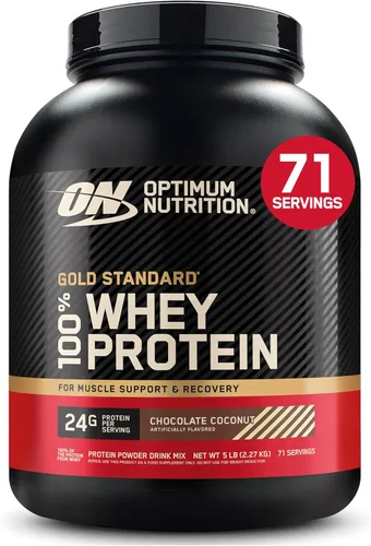 Vista 39 de Optimum Nutrition Gold Standard 100% proteína de suero en polvo, chocolate doble rico, 1.98 libras (el embalaje puede variar)