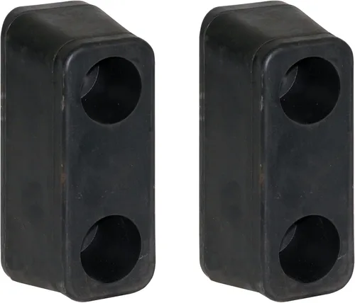 Vista 9 de Buyers Products B5801 Parachoques de goma moldeado en forma de «D», 3 X 3 1/2 X 6 pulgadas, parachoques único para protección de camiones