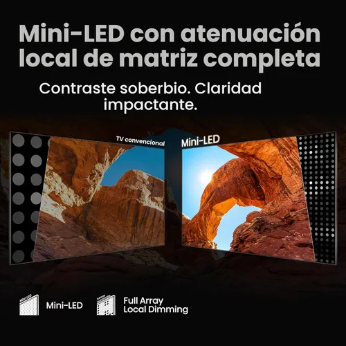 Vista 5 de Hisense 75" QD7 Mini-LED 4K Smart Fire TV - QLED, 144Hz, HDR10+, Dolby Vision/Atmos, modo de juego Pro, Alexa incorporado (75QD7QF)