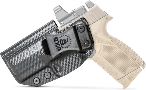 Vista 46 de CYA Supply Co. - Fundas IWB de fibra de carbono listas para ópticas - Múltiples ajustes - Compañía de veteranos - Hecho en EE. UU