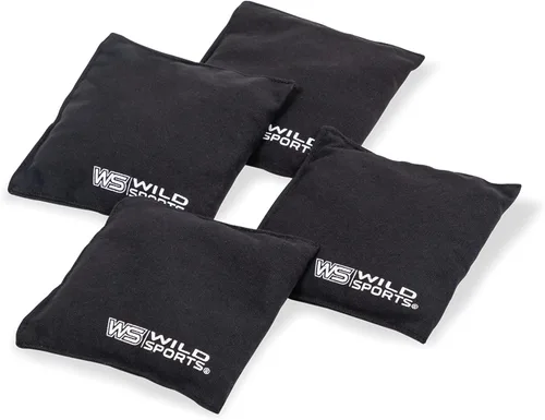 Wild Sports Regulation Size Cornhole Bags - Set of 4 Premium Bean Bag Toss Bags - 16oz Official Weight