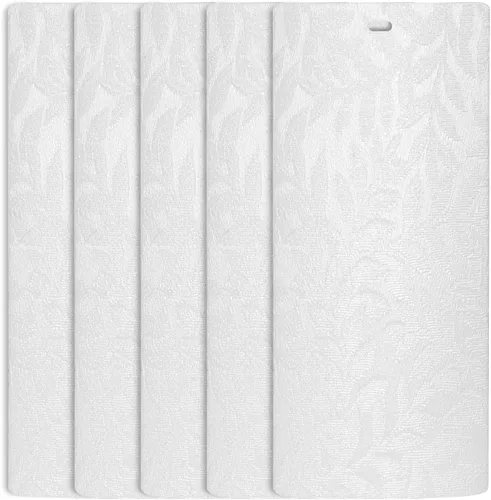 Vista 7 de DALIX Rainforest Cream - Láminas verticales con textura ciega (46.5 unidades, 5 unidades)