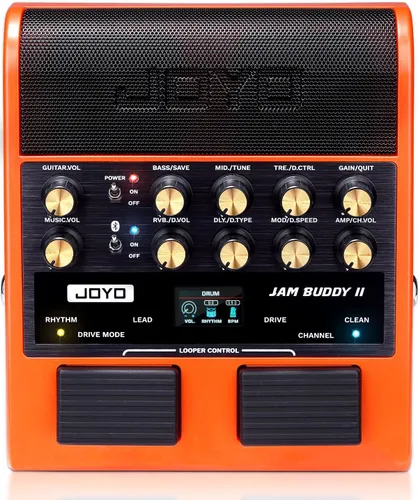 Vista 10 de JOYO Amplificador de guitarra eléctrica portátil de 10 W, pedal multiefectos, amplificador combinado con interruptor de pie, modelos de 14 amperios