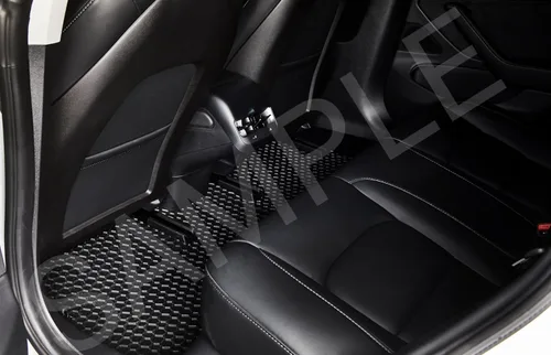 Vista 4 de ToughPRO - Tapetes de hule resistentes, para todo tipo de clima, Negro