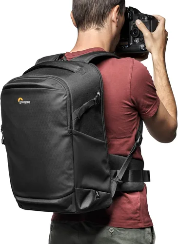 Vista 5 de Lowepro Flipside BP 400 AW III - Mochila para cámara réflex digital y sin espejo, color negro, con acceso trasero, con acceso lateral, con divisores