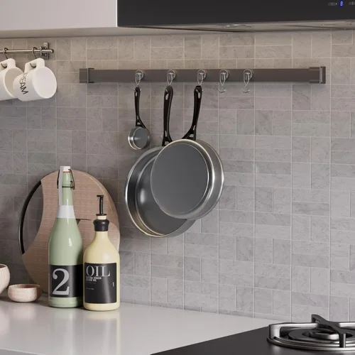 Vista 5 de Tohoer Ganchos Magnéticos, Ganchos de Imanes de Neodimio de 100LBS de Alta Resistencia con Protección Antióxido para Refrigerador, Horno, Parrilla