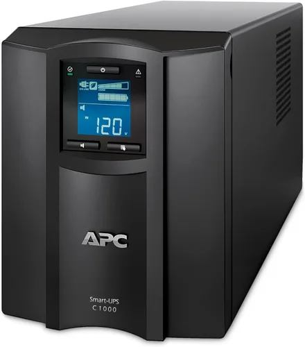 APC UPS inteligente de 1000VA con SmartConnect, SMC1000C Sinewave UPS batería de respaldo, AVR, 120V, fuente de alimentación ininterrumpida