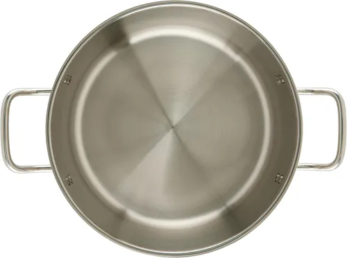 Vista 7 de Winco Brasero de acero inoxidable de grado comercial con tapa, 8 cuartos de galón