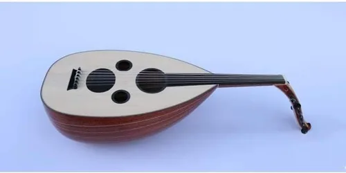 Vista 2 de Instrumento musical de cuerda de Oud árabe de nogal hecho a mano profesional A5