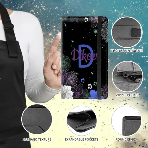 Vista 109 de Diseña Tus Propios Libros de Servicio con Nombre e Iniciales para Camareras, Dikoer Libro de Servicio de Camarero Personalizado con Nombre