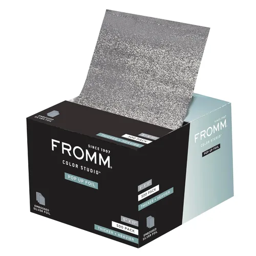 Vista 9 de Fromm Láminas emergentes en relieve con estampado de guepardo, papel de aluminio para resaltar el cabello, suministros de cosmetología, esenciales