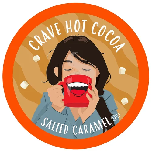 Vista 13 de Crave Beverages Paquete variado de cápsulas de chocolate caliente, compatible con cafeteras K-Cup, paquete variado de 40