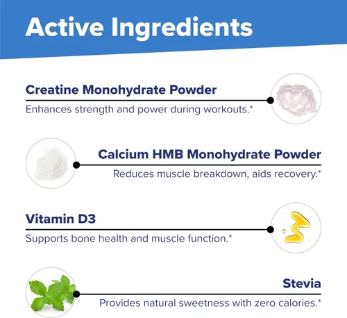 Vista 7 de Superior Source Creatine HMB - Monohidrato de creatina para apoyo muscular, recuperación y ejercicio - Sin colorantes - Sin sabor, 8.75 oz