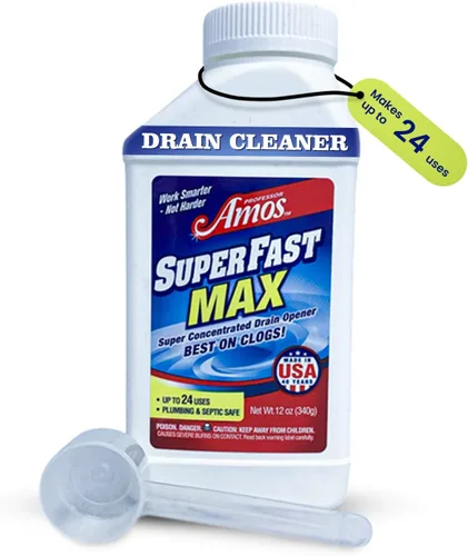 Professor Amos Polvo de drenaje superconcentrado SuperFast MAX