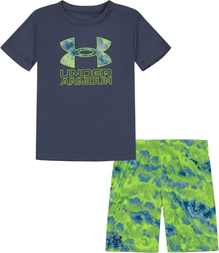 Under Armour - Set de sudadera con capucha y pantalones de forro polar de 2 piezas para niño, Colección Outdoor