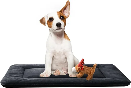 Vista 7 de Camas para Perros Almohadilla de Jaula para Perros Grandes Cama de Jaula para Perros Ultra Suave Lavable y Antideslizante Almohadilla de Perrera