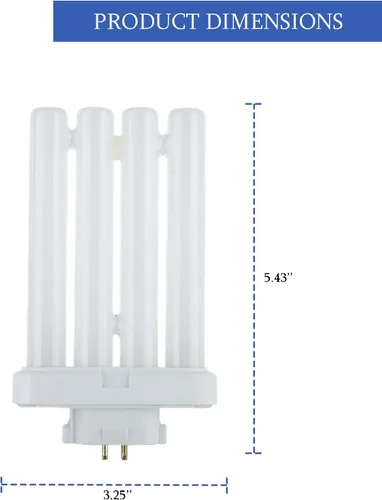 Vista 8 de Ciata Lighting FML27/65 - Bombilla fluorescente compacta de 27 tubos cuádruples
