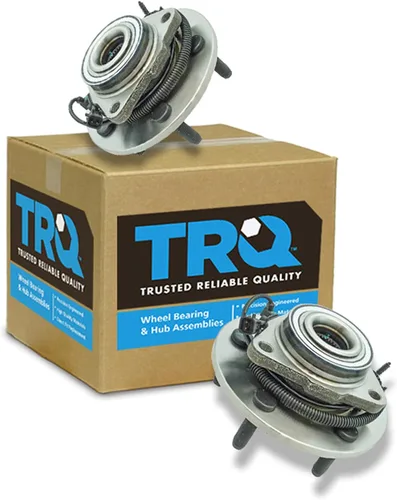 Vista 104 de TRQ Par de conjunto de cubo de cojinete de rueda delantera izquierda derecha, 2 piezas compatible con Lexus GX460 2003-2009 GX470 2003-2023 Toyota