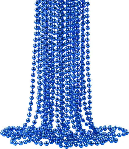 Vista 16 de ZZYFGH Collar de cuentas de Mardi Gras 12 piezas y Mini King Cake Babies 6 piezas Oro Metálico Morado Verde Accesorio de Disfraz para Fiesta
