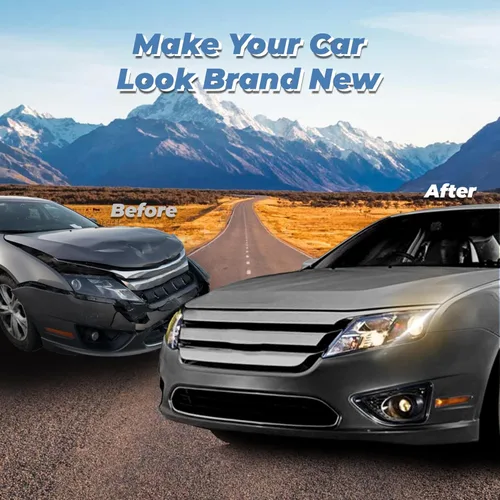 Vista 3 de LABLT Cubierta de parachoques delantero imprimada Fascia de reemplazo para Fusion 2010 2011 2012 AE5Z17D957BAPTM FO1000650