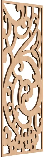 Vista 45 de Ekena Millwork WALW10X25X0250BDWHI Bridgewater - Paneles de pared decorativos de madera con calado, 9 3/8 pulgadas de ancho x 24 3/8 pulgadas