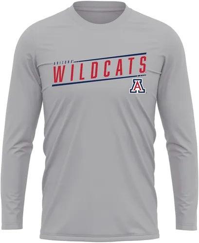 Vista 18 de Camisa deportiva de manga larga oficial de la NCAA Collegiate para hombre, colección de carbón elegante Universidad Estatal de Arizona/W/Sleek/Ls