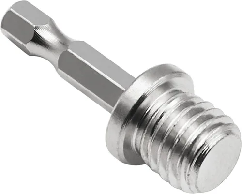 Vista 5 de Adaptador de taladro hexagonal Conector de carpintería M14 Llave eléctrica de división Adapta tu taladro eléctrico a alto par de enchufes de taladro