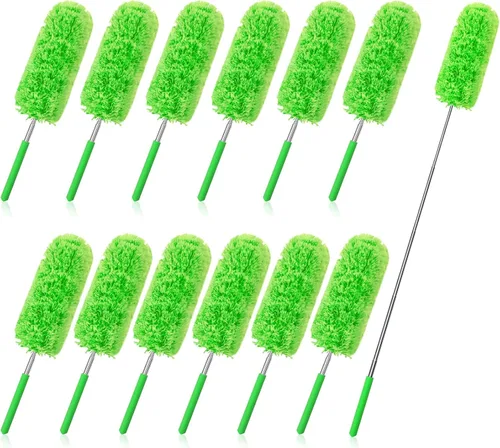 Vista 11 de Tanlade 8 plumeros de microfibra para limpieza, color brillante