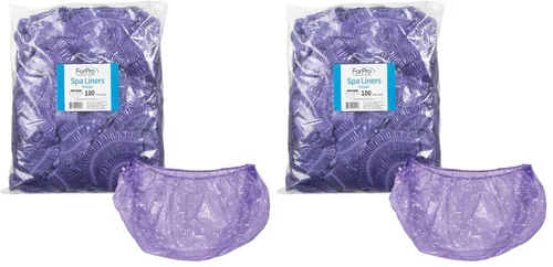 Vista 8 de ForPro Professional Collection Fundas desechables para spa, se ajustan a todos los spas de pedicura, fundas desechables para pedicura, azul, 100