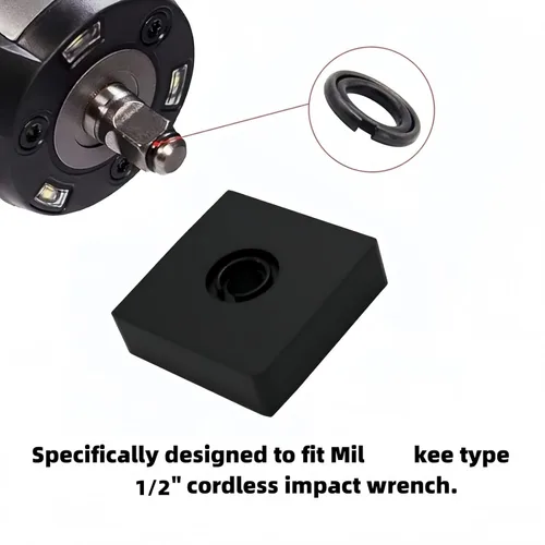 Vista 5 de (12 juegos) Anillo de retención de anillo de fricción de impacto de 1/2 pulgada con junta tórica para Mmilwwaukiiii llave de impacto