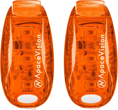 Vista 2 de Paquete de 2: luces LED de seguridad + chalecos reflectantes