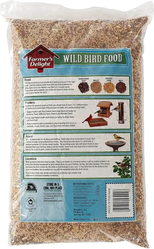 Vista 3 de Wagner's Farmer's Delight - Paquetes de alimentos para pájaros silvestres con sabor a cereza, bolsas de 20 libras y 10 libras