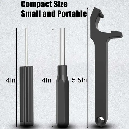 Vista 7 de Kit de herramientas para Glock con bolsa de almacenamiento, vista frontal, quitar el punzón de alfiler, herramienta de desmontaje de cargador