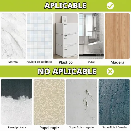 Vista 8 de Cinta adhesiva de doble cara, resistente, cinta adhesiva nano extraíble, 1