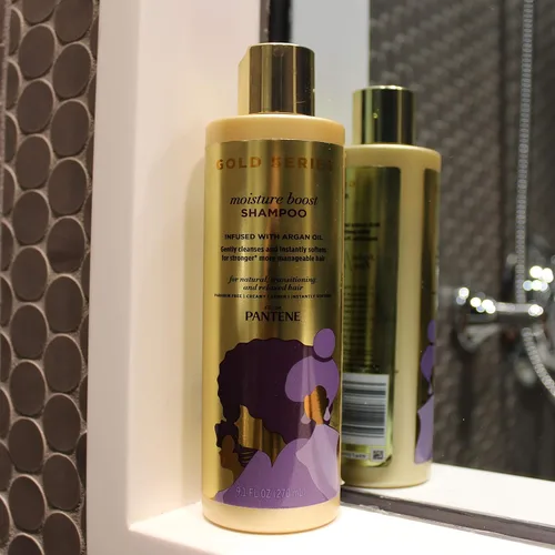 Vista 9 de Pantene ProV Gold Series Boost, champú de humedad, 9.1 onzas líquidas