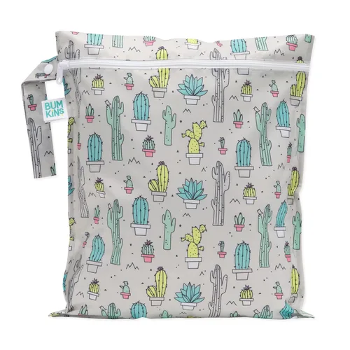 Vista 18 de Bumkins - Bolsa impermeable húmeda y seca para bebé, viajes, traje de baño, pañal de tela, piezas de extractor de leche, piscina, playa, ropa
