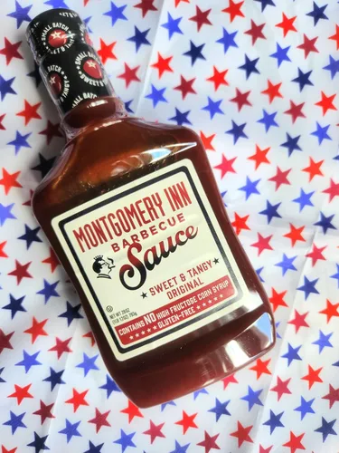 Vista 4 de Montgomery Inn Salsa de barbacoa (28oz) - Paquete de 3 Original dulce y picante