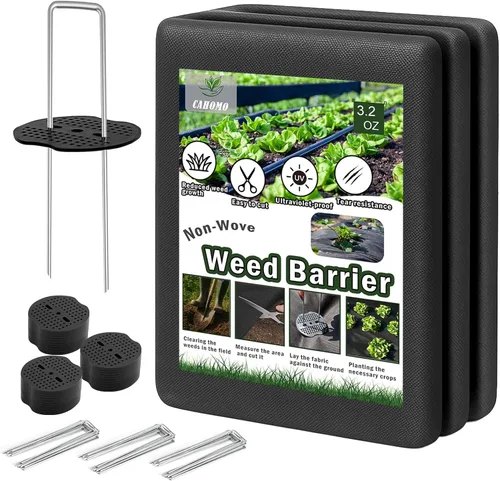 Vista 8 de Cubiertas blancas para plantas, protección contra la congelación, 10 x 30 pies - 0.9 oz/yd² paños de escarcha para plantas al aire libre, cubiertas