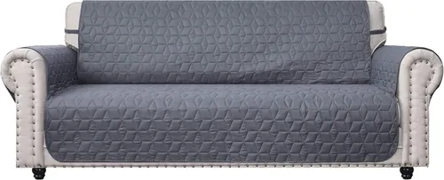 Vista 15 de Ameritex - Funda impermeable de sofá, 100 % antideslizante, acolchada, protector de muebles para perros, niños y mascotas; funda de sofá, lavable a