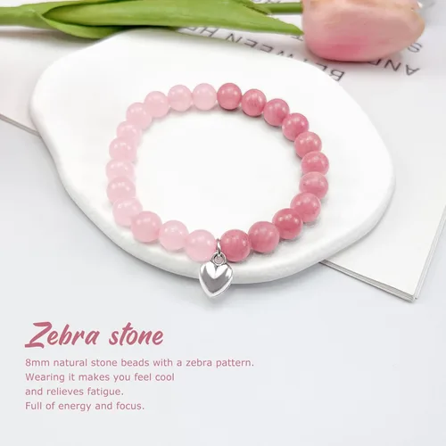Vista 7 de GIFT4U Regalos de cumpleaños para niñas y mujeres, pulseras con dije de corazón, regalos de cumpleaños, regalos de cumpleaños para niñas, regalos