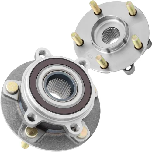 [Paquete de 2] 513347 - Conjunto de cojinete de cubo de rueda delantera del lado del conductor y del pasajero compatible con Mazda CX5 2013-2022