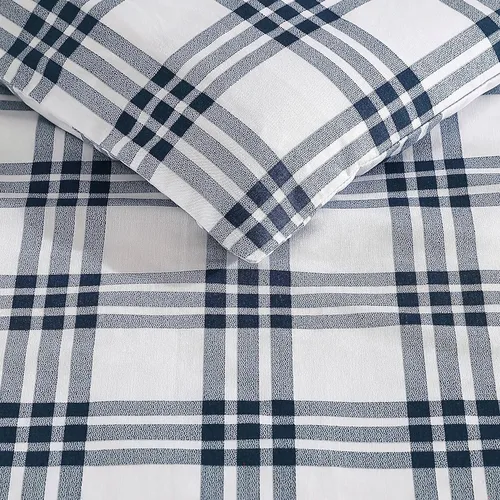 Vista 3 de Eddie Bauer - Juego de funda de edredón tamaño individual, juego de ropa de cama de algodón con fundas a juego, decoración casual del hogar