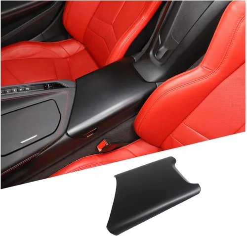 Vista 10 de Funda de panel para caja de reposabrazos compatible con Chevrolet Corvette C8 2020-2025, bandeja de almacenamiento con protección para reposabrazos