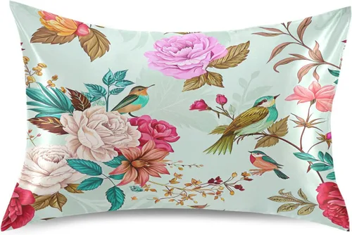 Vista 26 de Funda de almohada de satén de baloncesto para cabello y piel, fundas de almohada de satén con cierre de sobre, tamaño estándar (20 x 26 pulgadas)