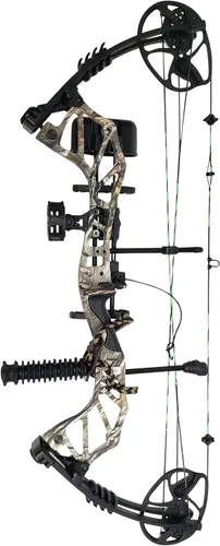 Vista 2 de SAS Feud X 30-70 lbs 19-31 pulgadas de longitud de dibujo, paquete profesional para objetivo de campo de caza (camuflaje)