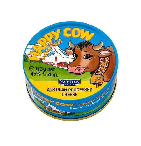 Vista 10 de Happy Cow Halal - Queso procesado austriaco de 12 oz (340 g) lata de fácil apertura, rico sabor a cheddar, larga vida útil, perfecto para cocinar