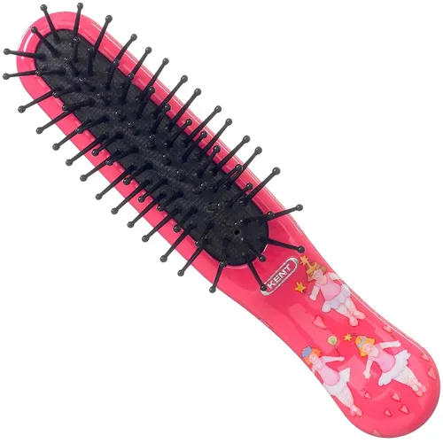 Kent ARTH1 - Cepillo de pelo para bebés, cepillo para niños, cepillos pequeños para cabello y cepillo de viaje, desenredante de cabello con cerdas