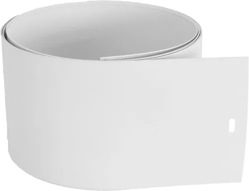 Vista 4 de DALIX Persiana vertical blanca de 129.5 pulgadas de repuesto para ventana grande extra larga (5 unidades)